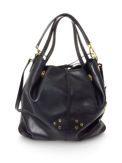 Miu Miu Black Vitello Soft Calf Leather Shopping Tote Bag 